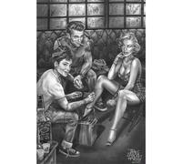 Affiche Audrey Marilyn et Dean - Tats (par James Danger Harvey) - Off