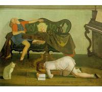 Affiche Balthus《Salon》Estampes murales vintage Cadeaux 50x40cm non encadrés