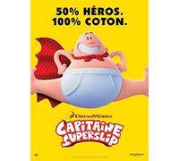 AFFICHE Captain Superslip - 2017 - Captain Underpants - 40x60cm Poster