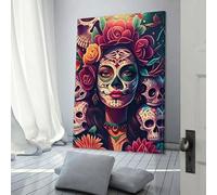 Affiche « Célébrer la vie et la mort », art mural, peinture, impression sur toile, décoration de chambre, cadeaux pour enfants, 50 x 75 cm