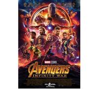 Affiche Cinéma - AVENGERS INFINITY WAR - 53x40cm - Roulée - Décoration murale - Rouge