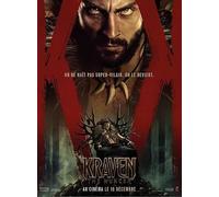 Affiche Cinéma Originale Grand Format - Kraven : The hunter (format 120 x 160 cm Pliée) Aaron Taylor-Johnson - Année 2024