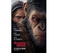 Affiche Cinéma Originale Grand Format - La Planète des Singes : Suprématie (Format 120 x 160 cm pliée) Année 2017
