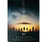 affiche cinéma Originale Grand Format - Les Eternels (Format 120 x 160 cm pliée) Année 2021