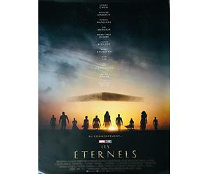 affiche cinéma Originale Grand Format - Les Eternels (Format 120 x 160 cm pliée) Année 2021
