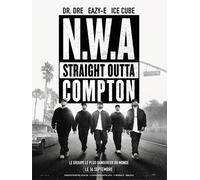 Affiche Cinéma Originale Grand Format - N.W.A : Straight Outta Compton (format 120 x 160 cm pliée) Année 2018