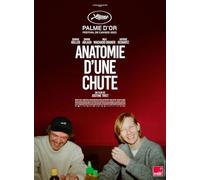 Affiche Cinéma Originale Petit Format - Anatomie D'une Chute (format 40x53 cm Pliée) Année 2023.