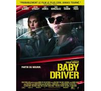 Affiche Cinéma Originale Petit Format - Baby Driver (format 40 x 53 cm pliée) Edgar Wright - Année 2017