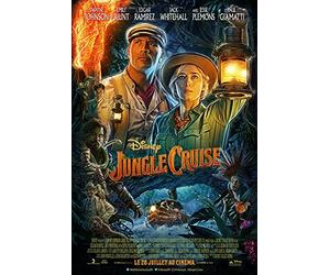 affiche cinéma Originale Petit Format - Jungle Cruise (Format 40 x 60 cm pliée) Année 2021