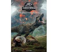 Affiche Cinéma Originale Petit Format - Jurassic World : Fallen Kingdom (format 40 x 53 cm pliée) Année 2018.