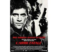 Affiche Cinéma Originale Petit Format - L'arme Fatale (format 40 x 53 cm Pliée) Richard Donner - Mel Gibson - Dany Glover - Année 1987