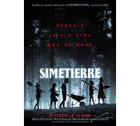 Affiche Cinéma Originale Petit Format - Simetierre (format 40 x 53 cm pliée) Année 2019