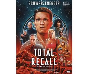 Affiche Cinéma Originale Petit Format - Total Recall (format 40 x 60 cm Pliée) Paul Verhoeven - Arnold Schwarzenegger - Réédition 2020