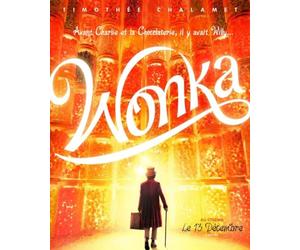 Affiche Cinéma Originale Préventive Grand Format - Wonka (format 120 x 160 cm Roulée) Paul King - Timothée Chalamet - Année 2023