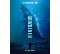 Affiche Cinéma Préventive Petit Format - Godzilla 2 : Roi des Monstres (format 40 x 53 cm pliée) Année 2019