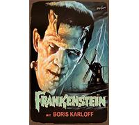 Affiche classique de psycho du film d'horreur vintage en étain style plaque murale publicitaire en métal 20,3 x 30,5 cm A7