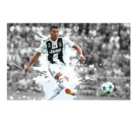 Affiche - Cristiano Ronaldo - CR7 - 42cm x 67cm - Papier brillant - Résistante aux UV et à l'eau