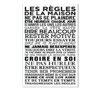 Affiche cuisine, Les règles de la maison 2 - 40x60cm - made in France