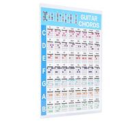 Affiche d'Accords de Guitare, Accords de Guitare Papier couché Guide de Référence éducatif Cadeau pour les Débutants pour les Joueurs d'ukulélé