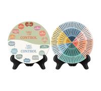 Affiche d'affichage des émotions - Tableau émotions apaisantes en bois avec support, pièce de décoration de bureau de conseiller, aide visuelle de thérapie en classe, guide des sentiments éducatif