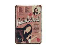 Affiche d'album en métal vintage avec inscription « Female Singer Laufey Bewitched » pour pub, club, café, bar, maison, décoration murale rétro (20 x 30 cm)
