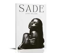 Affiche d'album Love Deluxe-Sade - Peinture murale décorative sur toile lumineuse et belle - Convient pour bureau, chambre à coucher - Peinture décorative pour créer la bonne atmosphère - Style cadre