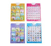 Affiche d'apprentissage du Chinois, Affiches électroniques de phonétique Chinoise, Jouet interactif éducatif pour Enfants, caractères Chinois, Trois caractères, amorce de Course,