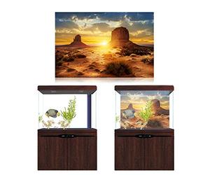 Affiche D'aquarium, Conception en PVC Durable Autocollante (76 * 46 cm)