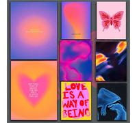 Affiche d'art abstrait avec citations, art mural en PVC HD durable, imperméable et insonorisé pour la maison, le bureau, le bar Black10