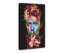Affiche d'art David Bowie avec couverture d'album de musique (6) - Impression sur toile - Décoration murale - Pour salon, chambre à coucher - Style cadre - 60 x 90 cm