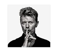 Affiche d'art David Bowie - Poster sur toile (2) - Décoration de chambre à coucher - Paysage sportif - Décoration de bureau - Sans cadre - 30 x 30 cm