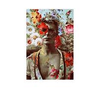 Affiche d'art David Bowie sur toile avec couverture d'album de musique (9) - Décoration murale - Pour salon, chambre à coucher - Style sans cadre - 30 x 45 cm