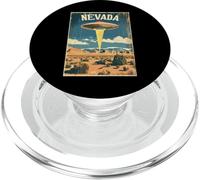 Affiche d'aventure OVNI du Nevada PopSockets PopGrip pour MagSafe