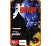 Affiche de cinéma rétro en métal Henry : portrait d'un tueur en série, partie 2, panneau vintage en étain pour décoration murale de maison, café, 20,3 x 30,5 cm