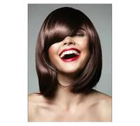 Affiche de coiffure mode Coiffure Coiffure Peinture de toile de coiffure pour femmes Peinture murale de salon Peinture murale Empreintes capillaires pour femmes Décor de salon 40x60cm Sans cadre