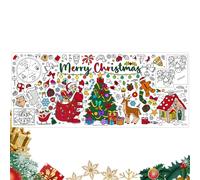 Affiche de coloriage géant de Noël - Fournitures de fête pour Doodle Art vide | Feuille de coloriage de Noël pour la classe, pour , garçons, filles, chambre à coucher, salon, maison, dormi
