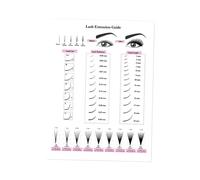 Ｚｉａｌｏｆｉ Affiche de de Cils, Moyens de Technicien de Cils, Soins Personnels, Décor de Salon pour Femmes, Cadeau, Guide de Faux Cils, Affiche C