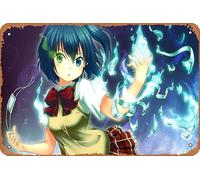 Affiche de dessin animé Rikka Takanashi, Love Chunibyo & Other Delusions - Décoration murale rétro en métal - 20,3 x 30,5 cm