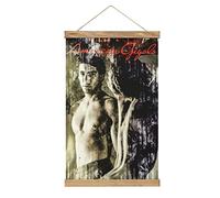 Affiche de film American Gigolo Scroll Scroll Art Art Cadre en bois à suspendre pour décoration de chambre Kit cadeau