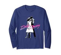 Affiche de Film Dirty Dancing Manche Longue, Unisexe pour Adultes, Bleu Marine, XL
