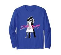 Affiche de Film Dirty Dancing Manche Longue, Unisexe pour Adultes, Bleu Royal, XL