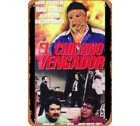Affiche de film El Chicano Vengador Décoration murale rétro en métal 20,3 x 30,5 cm