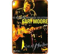 Affiche de film Gary Moore : Live at Montreux 1999 Décoration murale rétro en métal 20,3 x 30,5 cm