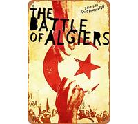 Affiche de film La bataille d'Alger (1966) - Décoration murale vintage - 20,3 x 30,5 cm
