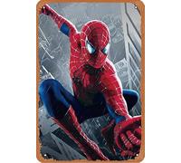 Affiche de film Spider Man 2002 rétro en métal pour décoration murale de maison, grotte, bar, club, 20,3 x 30,5 cm