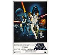 Affiche de film "Star Wars: Episode IV - A New Hope" 1977, George Lucas, Papier, A2