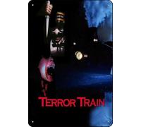 Affiche de film « Terror Train (1980) » vintage en étain pour bar, restaurant, garage, café, décoration murale 20,3 x 30,5 cm