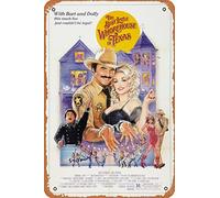 Affiche de film The Best Little House in Texas 1982 - 20,3 x 30,5 cm - Décoration pour maison, bar, pub, garage