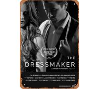 Affiche de film The Dressmaker Décoration murale rétro en métal 20,3 x 30,5 cm