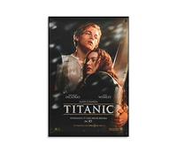Affiche de film Titanic IKate Winslet Leonardo DiCaprio - Impression sur toile - Décoration d'intérieur - 50 x 75 cm